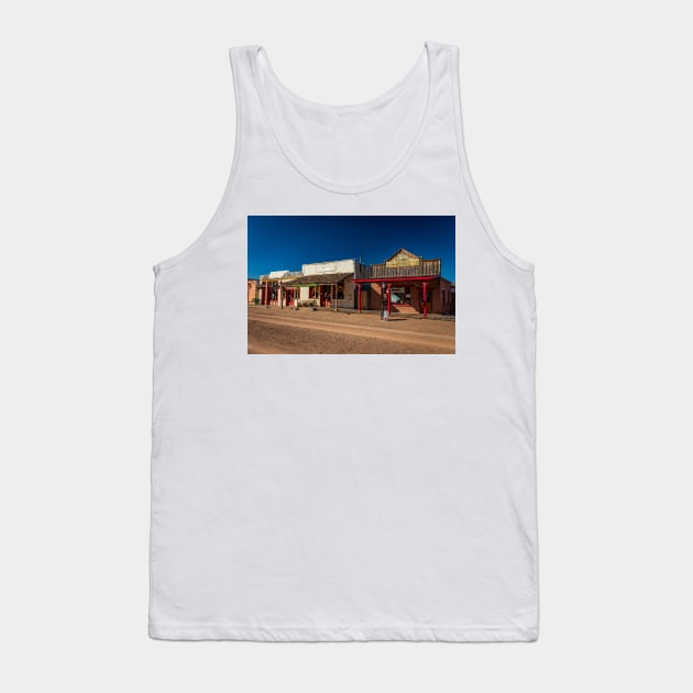 Allen Street in Tombstone, Arizona Tank Top by Gestalt Imagery